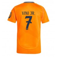 Fotballdrakt Herre Real Madrid Vinicius Junior #7 Bortedrakt 2024-25 Kortermet